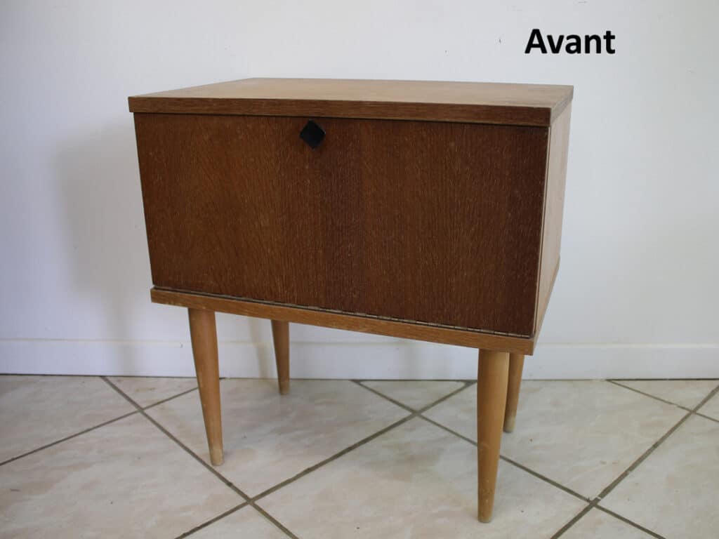 Relooking meuble en bois avant après
