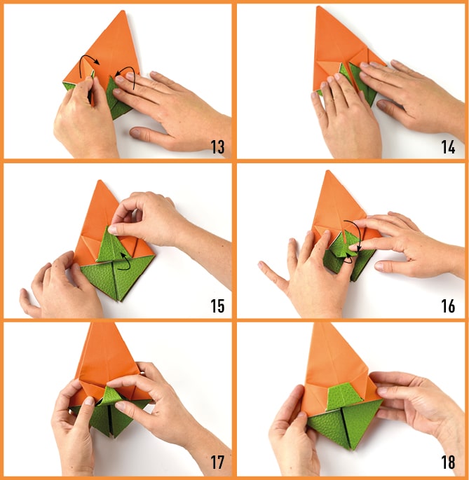 panier à bonbon citrouille