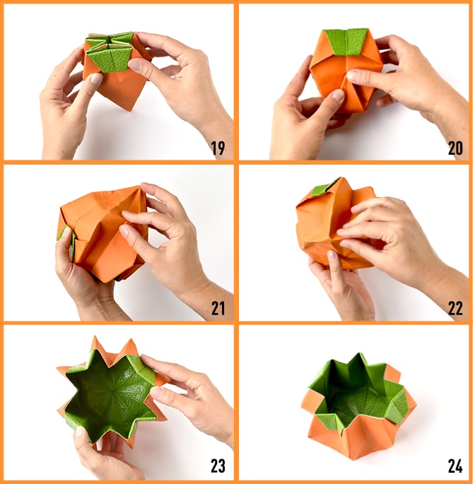 panier à bonbon citrouille